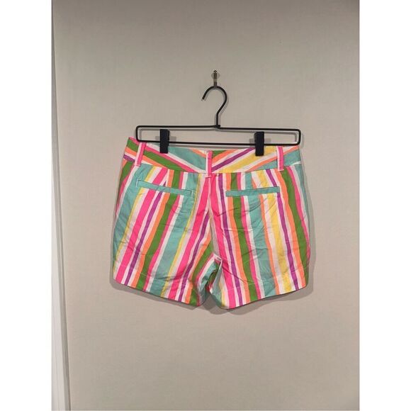 Lilly Pulitzer Neon Stripe Callahan Shorts 0 - Picture 3 of 5